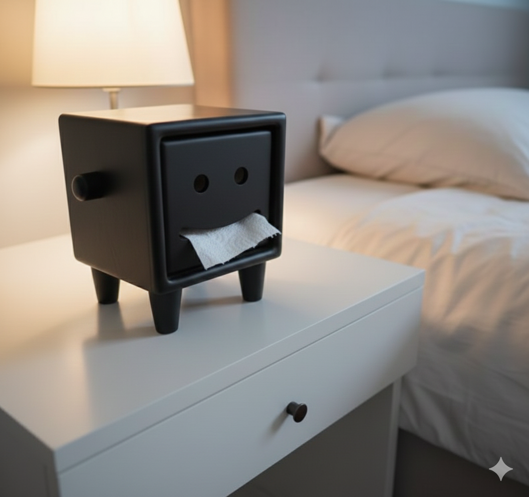 Woodivo Smile Tissue Box